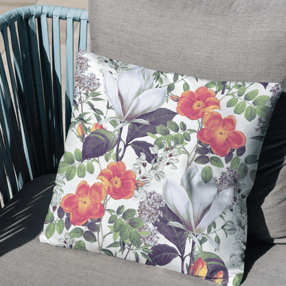 Sunlit Flora Velvet Cushion Cover