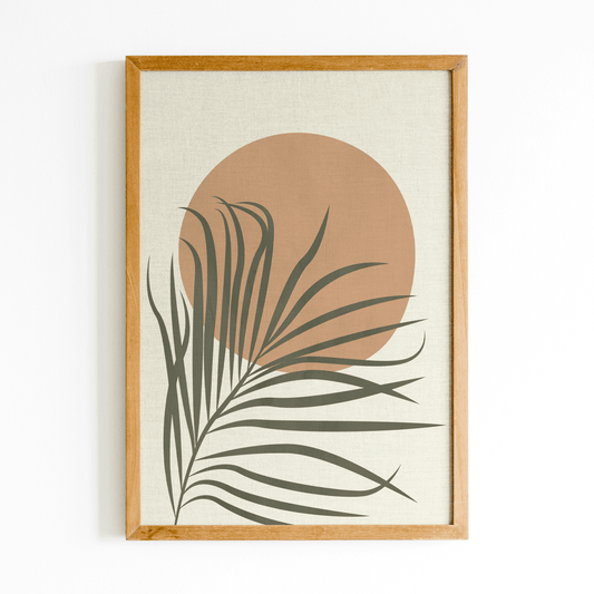 Sunset Palms Framed Artwork