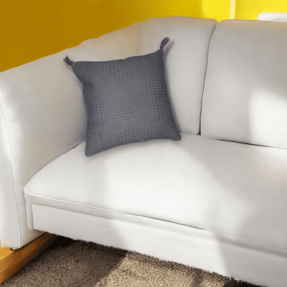 Textured Charcoal Cushion Cover