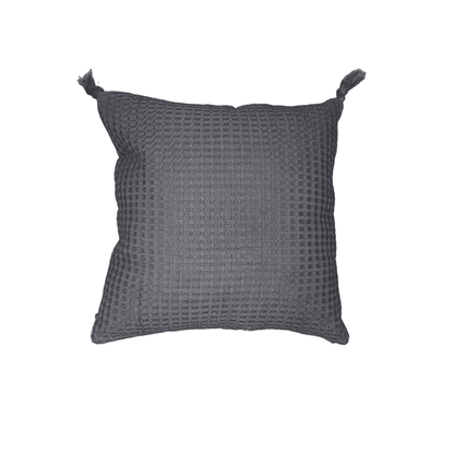 Textured Charcoal Cushion Cover - Set of 5