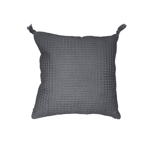 Textured Charcoal Cushion Cover