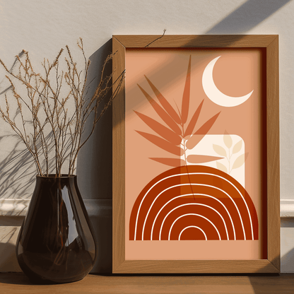 Tropical Sunset Framed Artwork