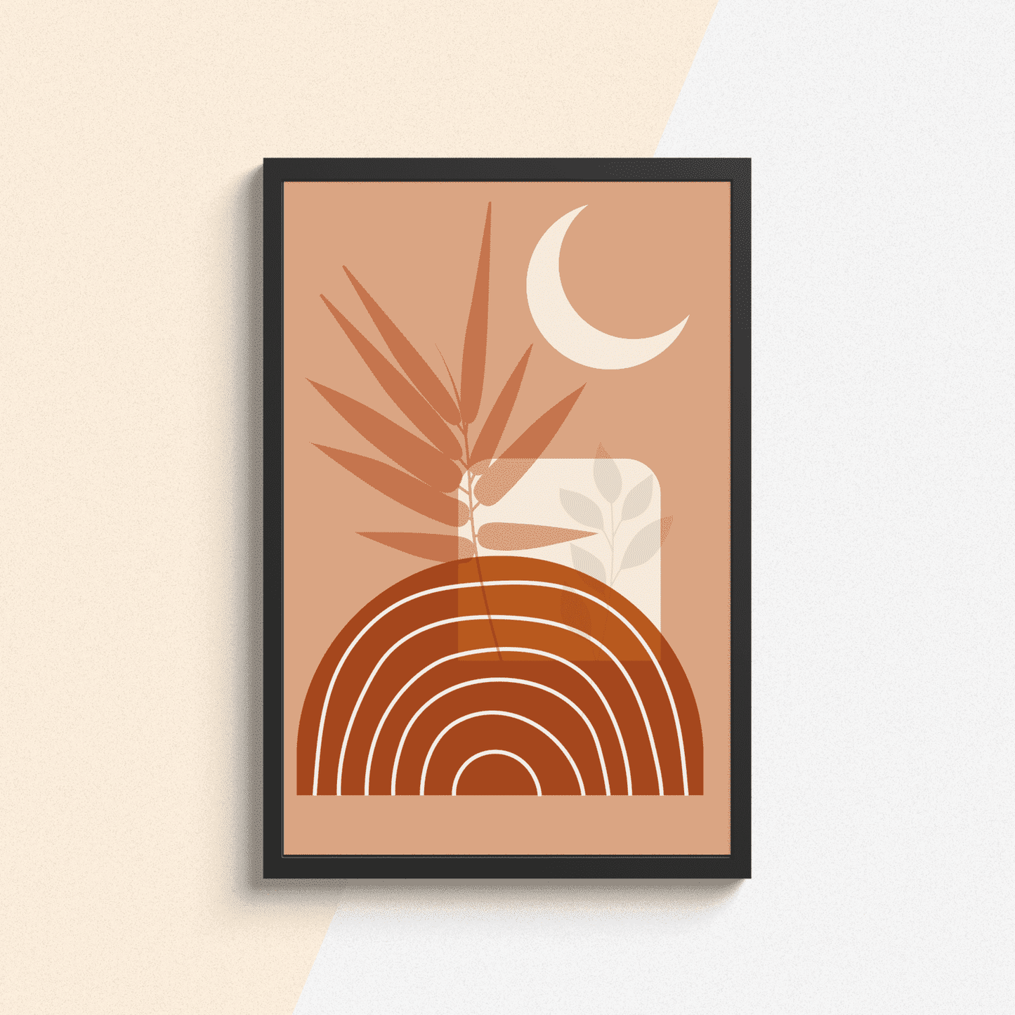 Tropical Sunset Framed Artwork