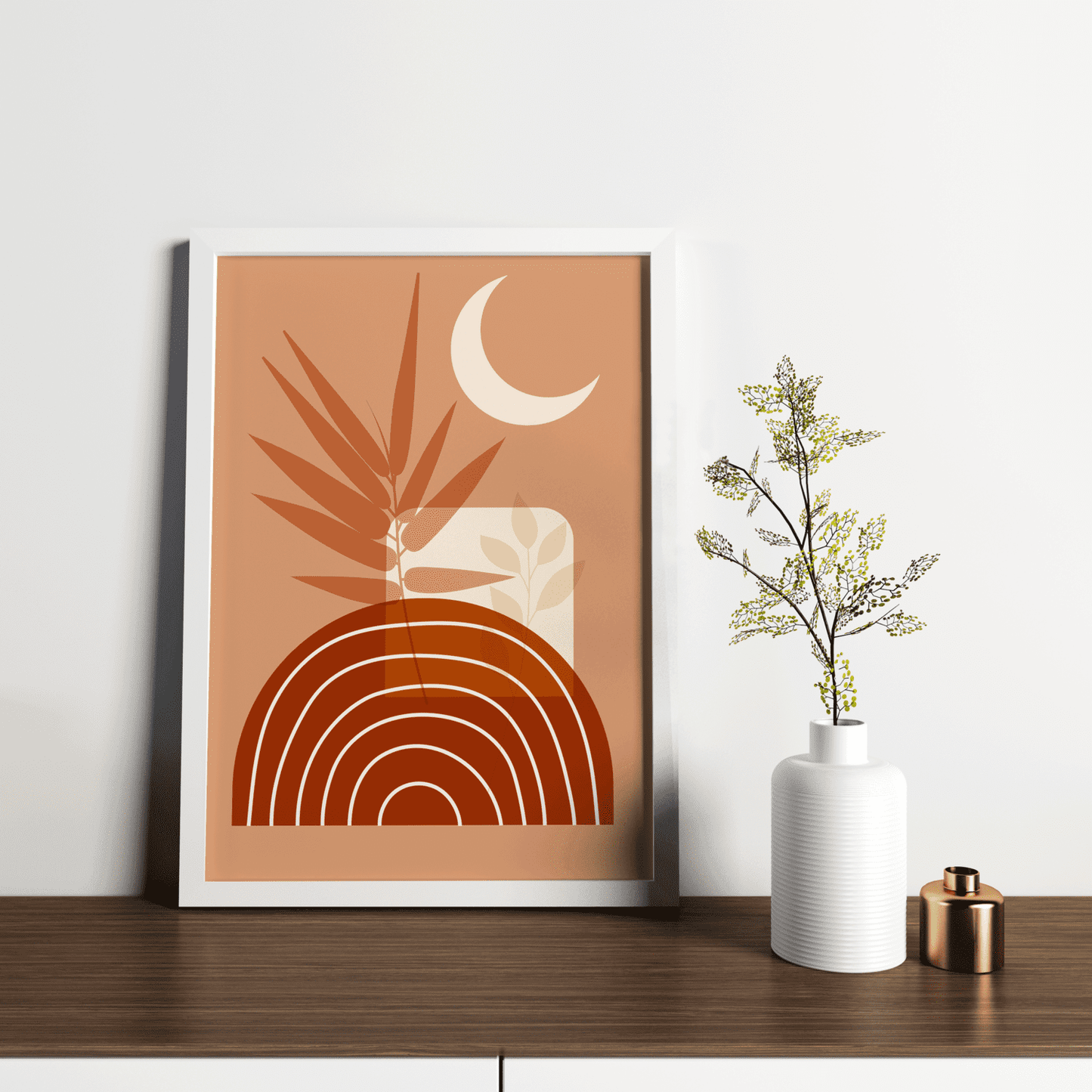 Tropical Sunset Framed Artwork