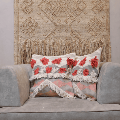 Tufted Boho Charm Cushion Cover