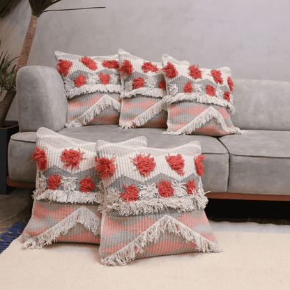 Tufted Boho Charm Cushion Cover