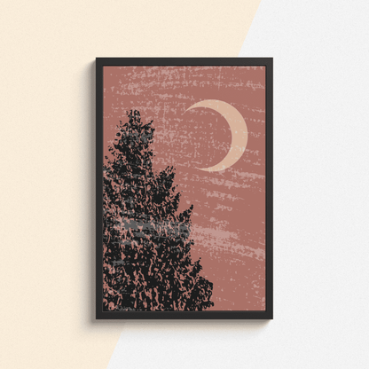 Twilight Silhouette Framed Artwork