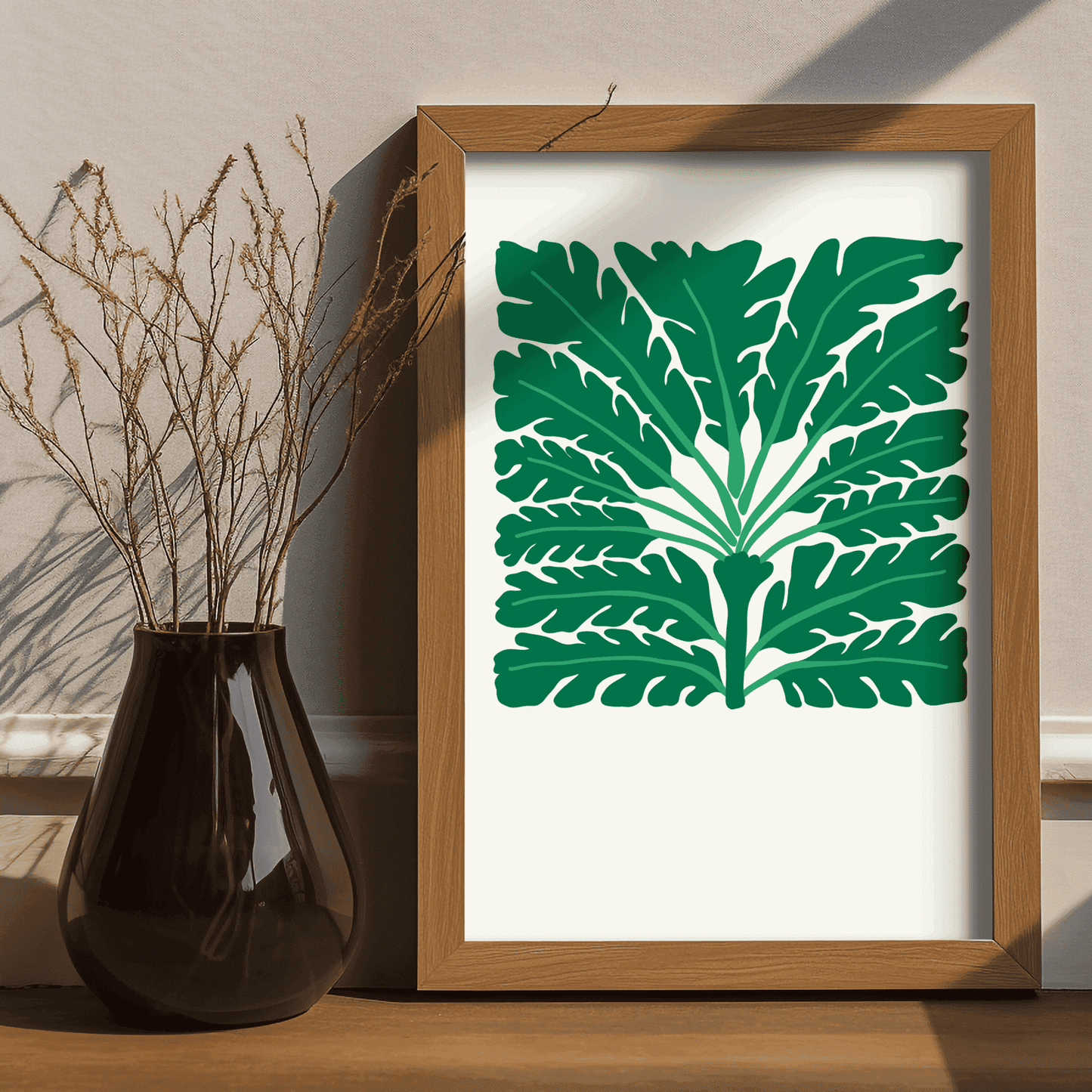 Verdant Fronds Framed Artwork