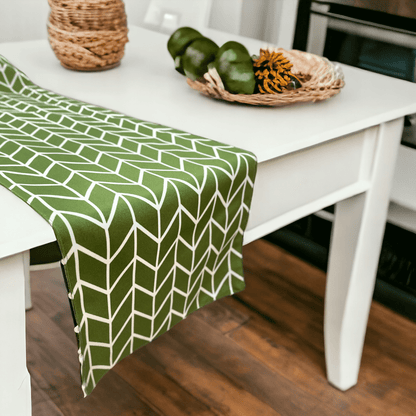 Verdure Lattice Table Runner - Lushlyf’s Botanica Collection