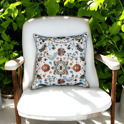 Vibrant Floral Medley Cushion Cover