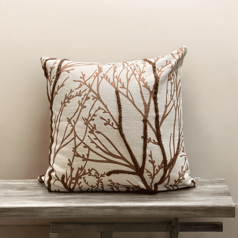 Woodland Branches Tufted Cushion Cover  - Set of 5