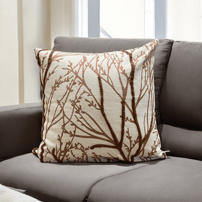 Woodland Branches Tufted Cushion Cover