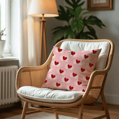 Soaring Love Cushion Cover for Valentine - Velvet - 16x16in