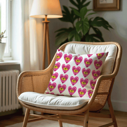 Eye of Love Cushion Cover for Valentine - Set of 5