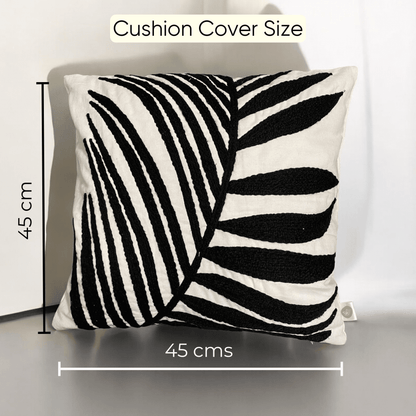 Tropical Palm Tufted Cushion Cover