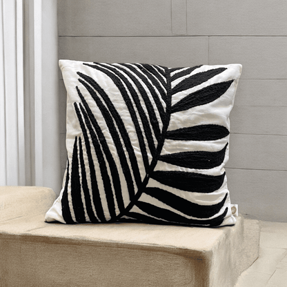 Tropical Palm Tufted Cushion Cover