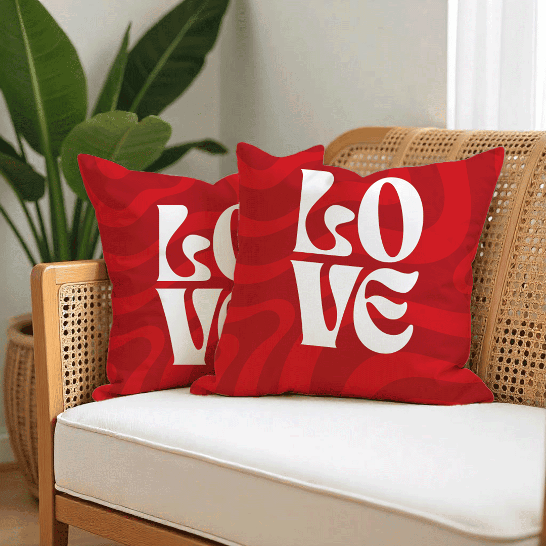 Love Cushion Cover for Valentine - Set of 5