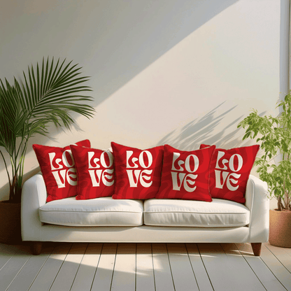 Love Cushion Cover for Valentine - Set of 5