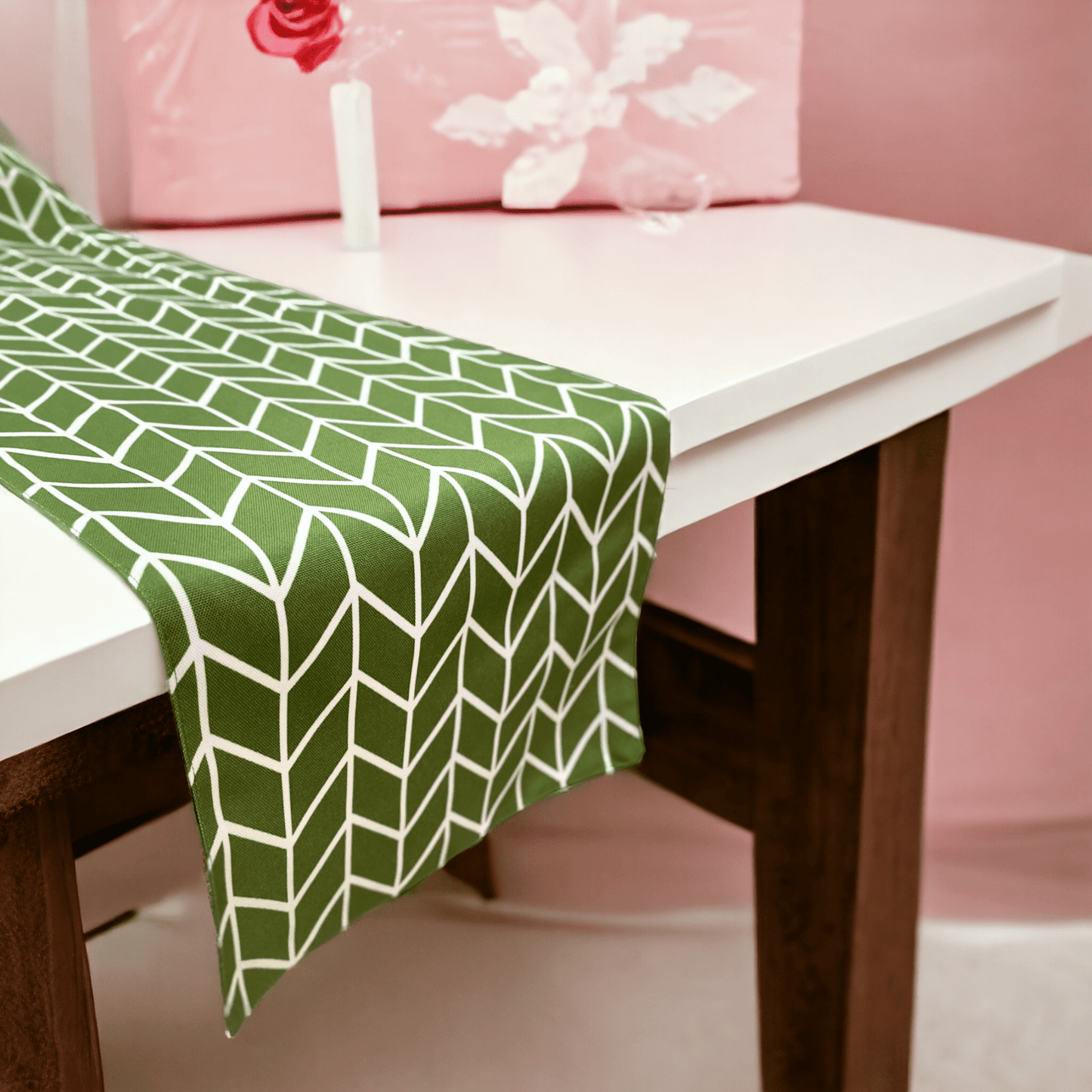 Verdure Lattice Table Runner - Lushlyf’s Botanica Collection