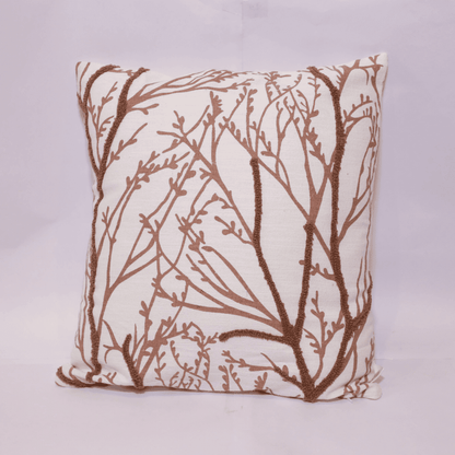 Woodland Branches Tufted Cushion Cover