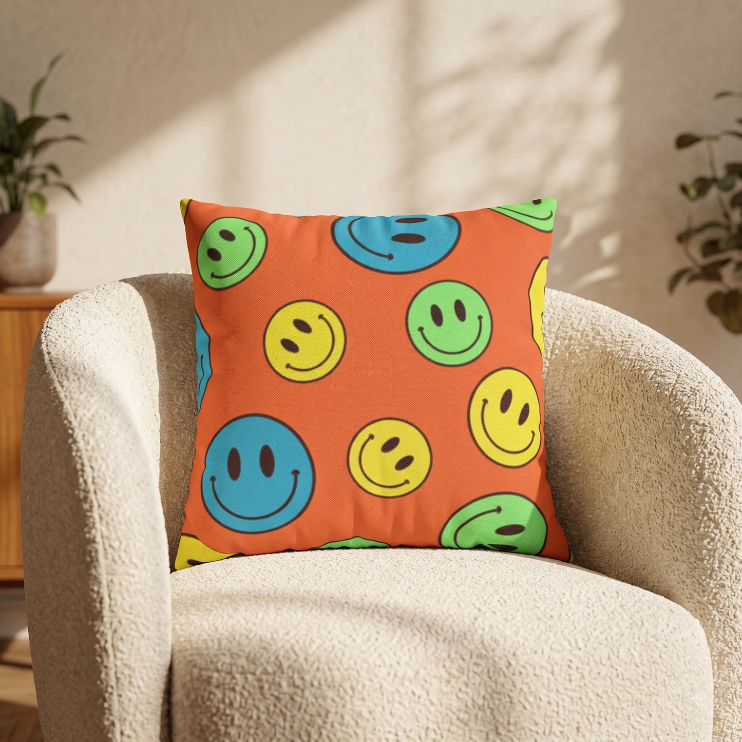 Smiley Pop Cushion Cover