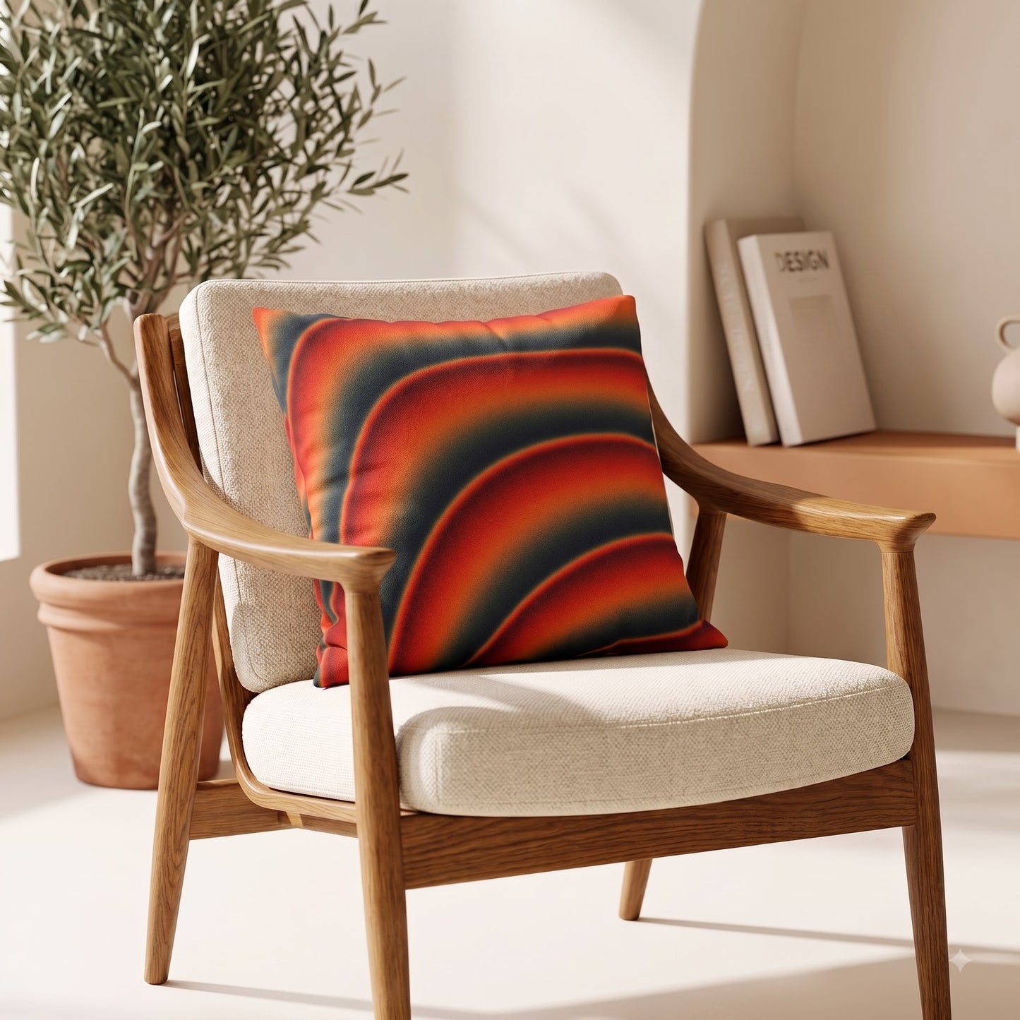 Solar Wave Spectrum Cushion Cover