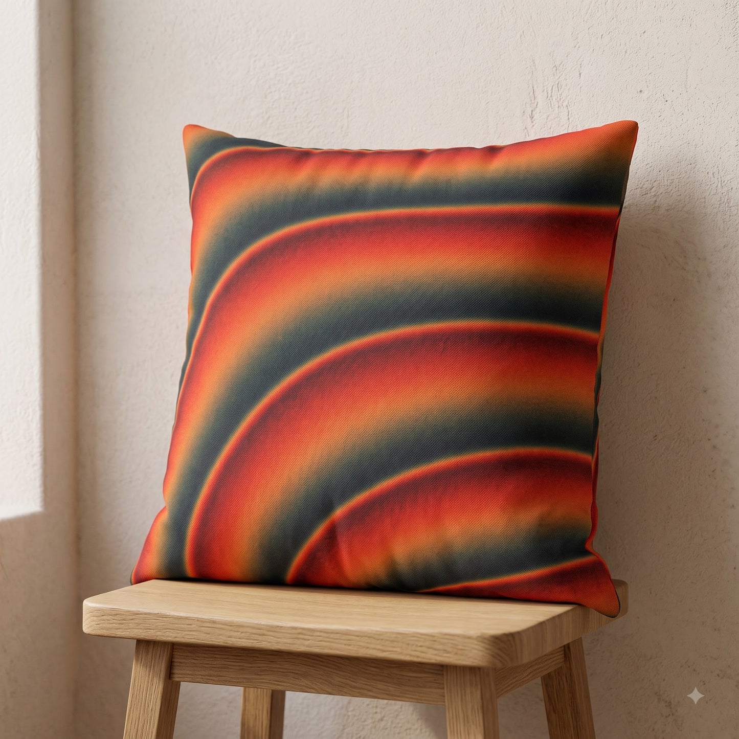 Solar Wave Spectrum Cushion Cover