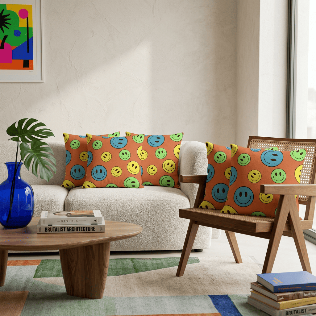 Smiley Pop Cushion Cover