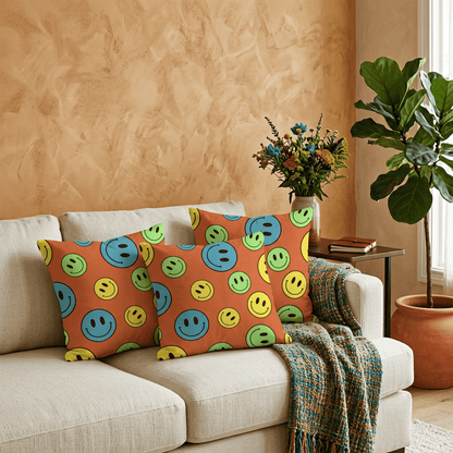 Smiley Pop Cushion Cover