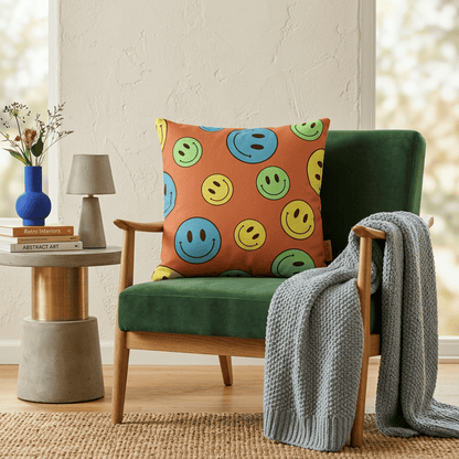 Smiley Pop Cushion Cover