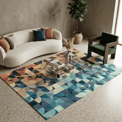 Prism Mosaic Geometric Rug