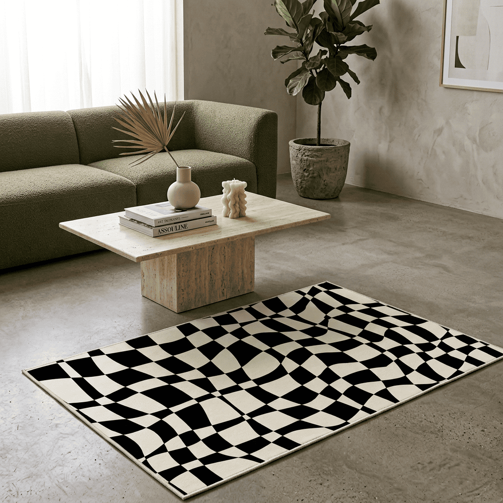 Ripple Check Mirage Rug