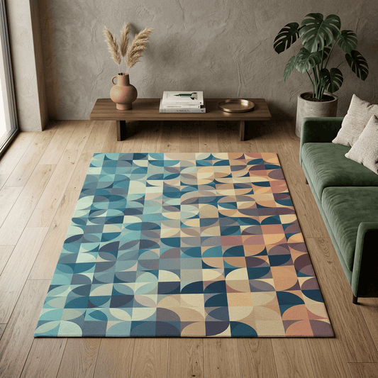 Prism Mosaic Geometric Rug