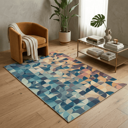 Prism Mosaic Geometric Rug