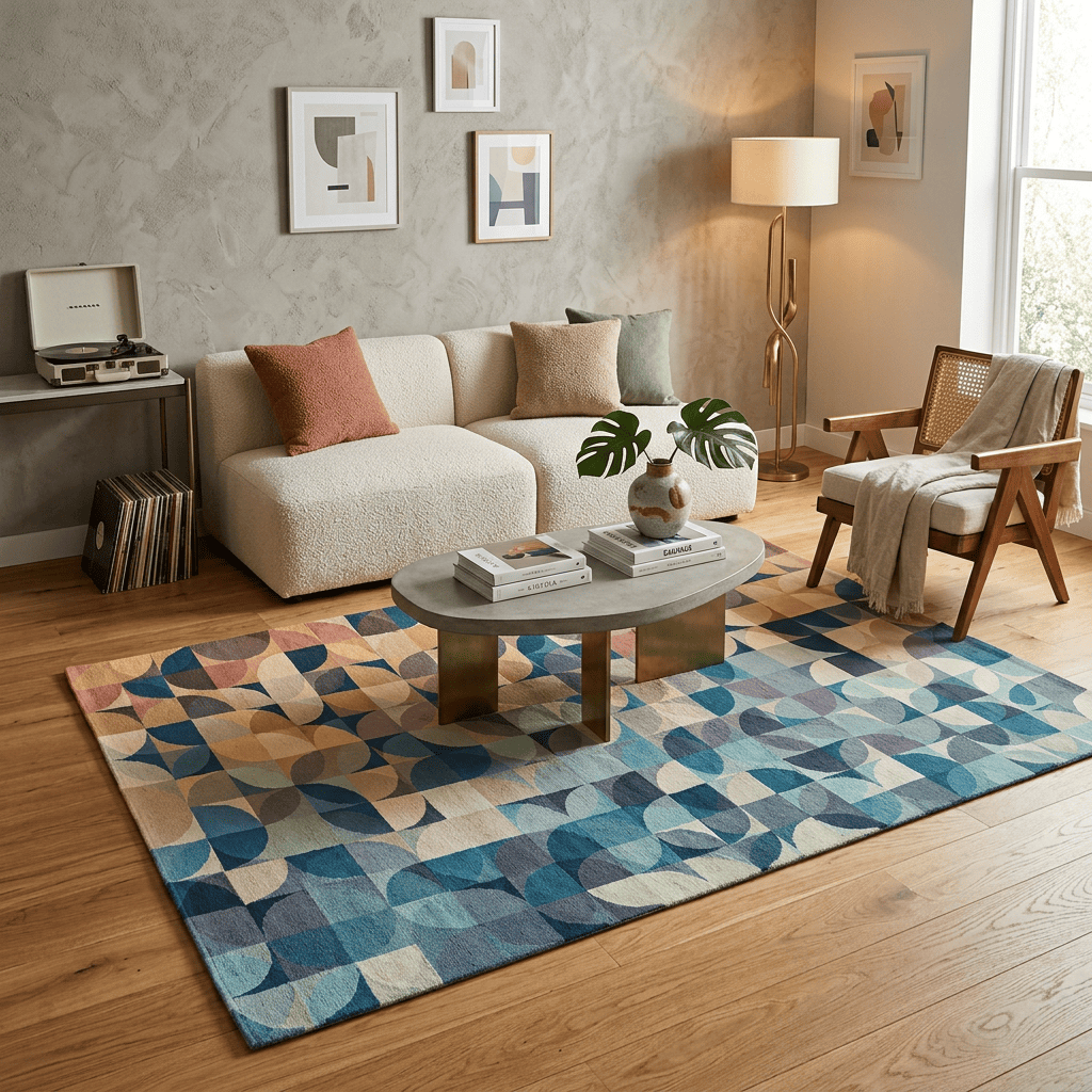 Prism Mosaic Geometric Rug
