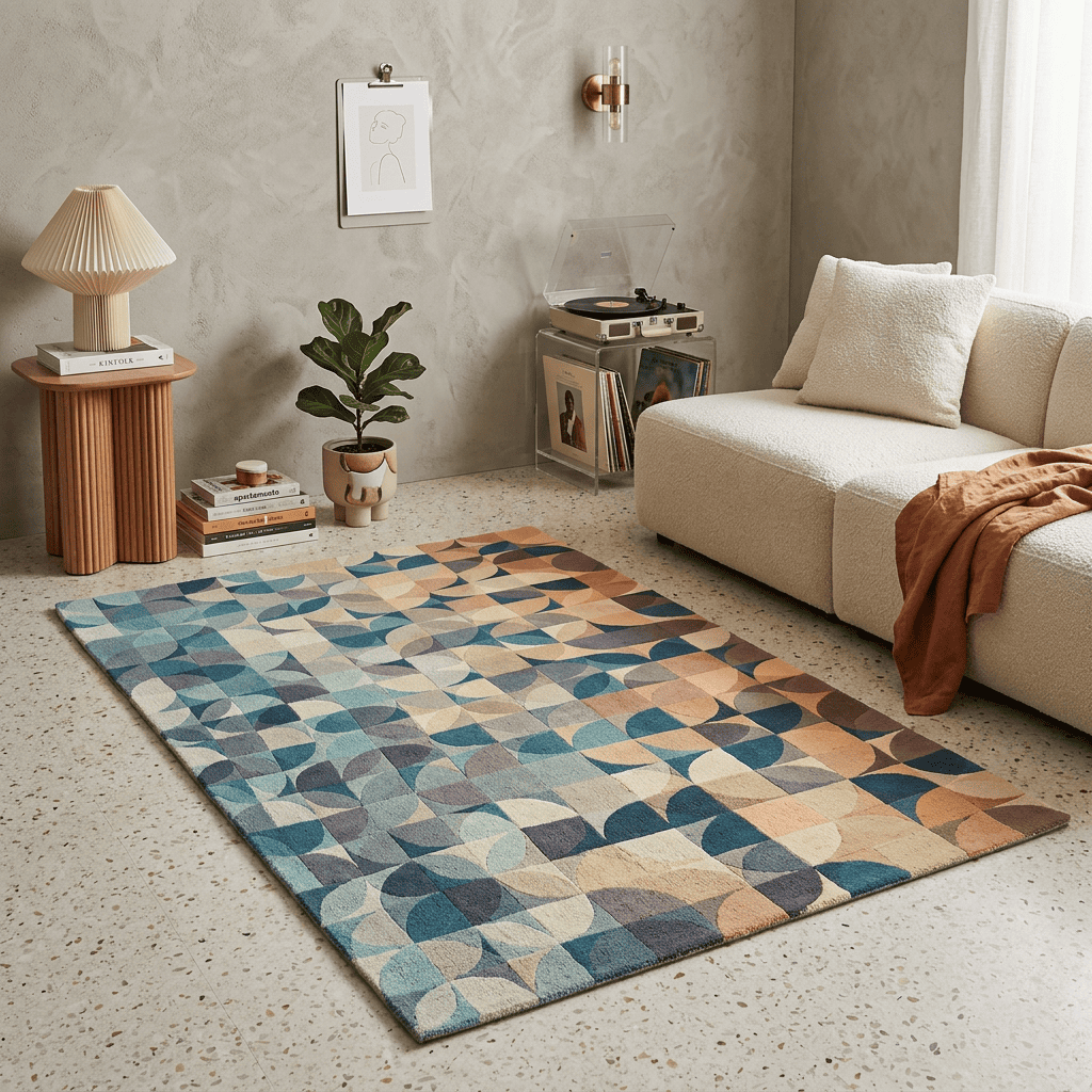 Prism Mosaic Geometric Rug