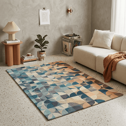 Prism Mosaic Geometric Rug
