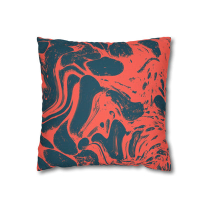 Molten Tide cushion covers styled in a warm modern living room