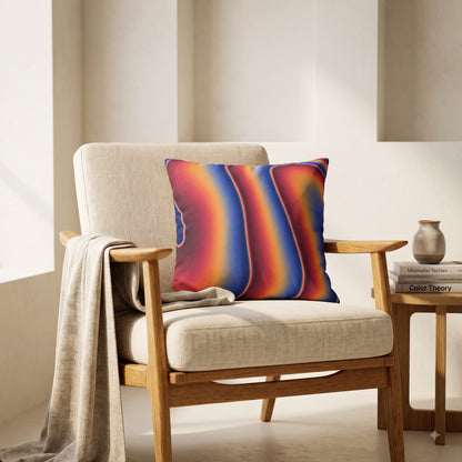 Sapphire Ember Flow Cushion Cover