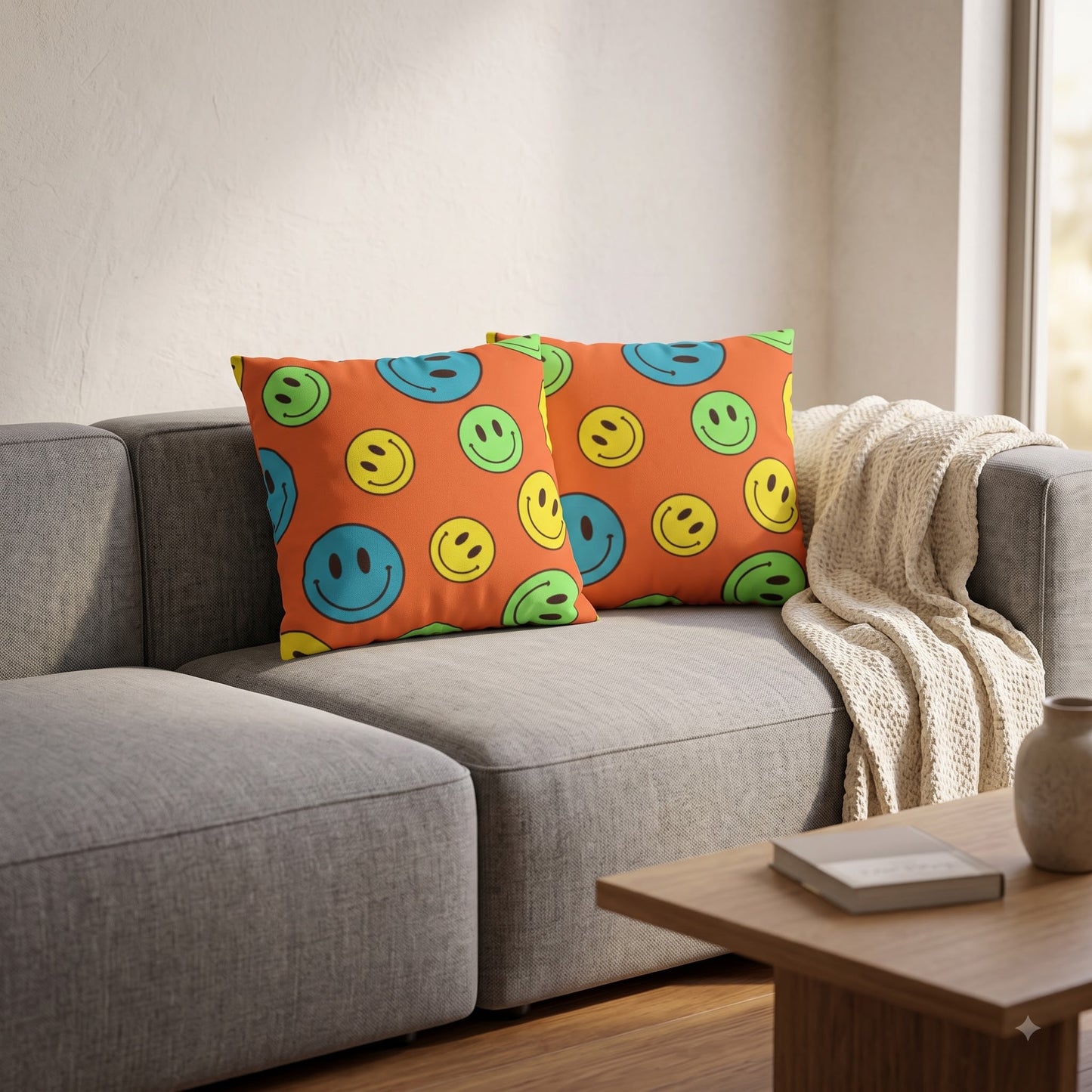 Smiley Pop Cushion Cover