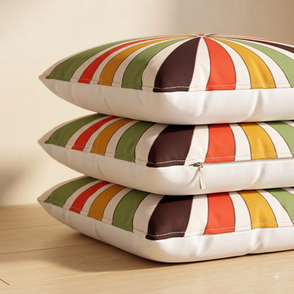 Sunray Pop Holland velvet cushion covers with concealed zipper and stitched edges